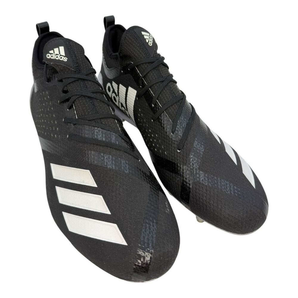 Adidas Adizero 5-Star 7.0 Lax Low Mens Cleats Black Silver Sz 16 BB7261